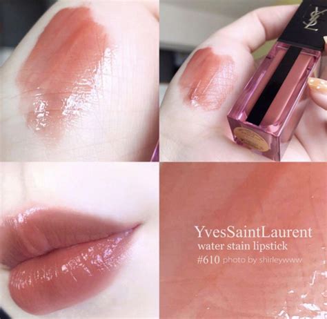 ysl glossy stain 206|YSL lip stain 610.